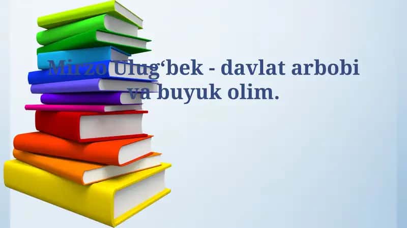 Mirzo Ulug'bek 1