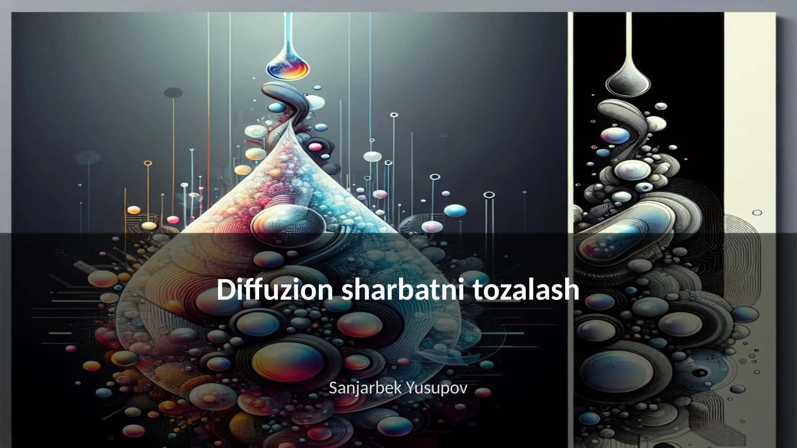 Diffuzion sharbatni tozalash 1