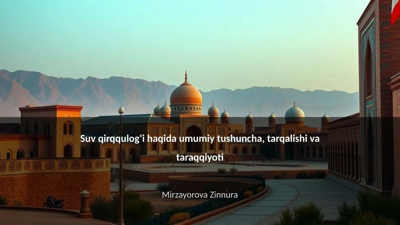 Suv qirqqulogʻi haqida umumiy tushuncha, tarqalishi va taraqqiyoti 1