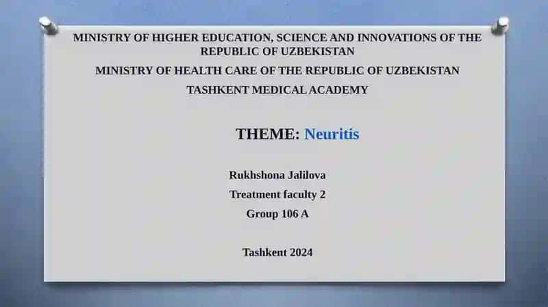 Neuritis