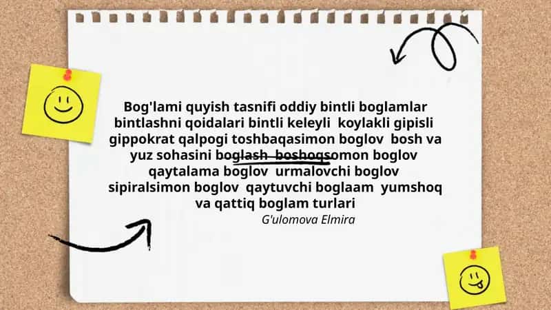 Bog'lami quyish tasnifi 1