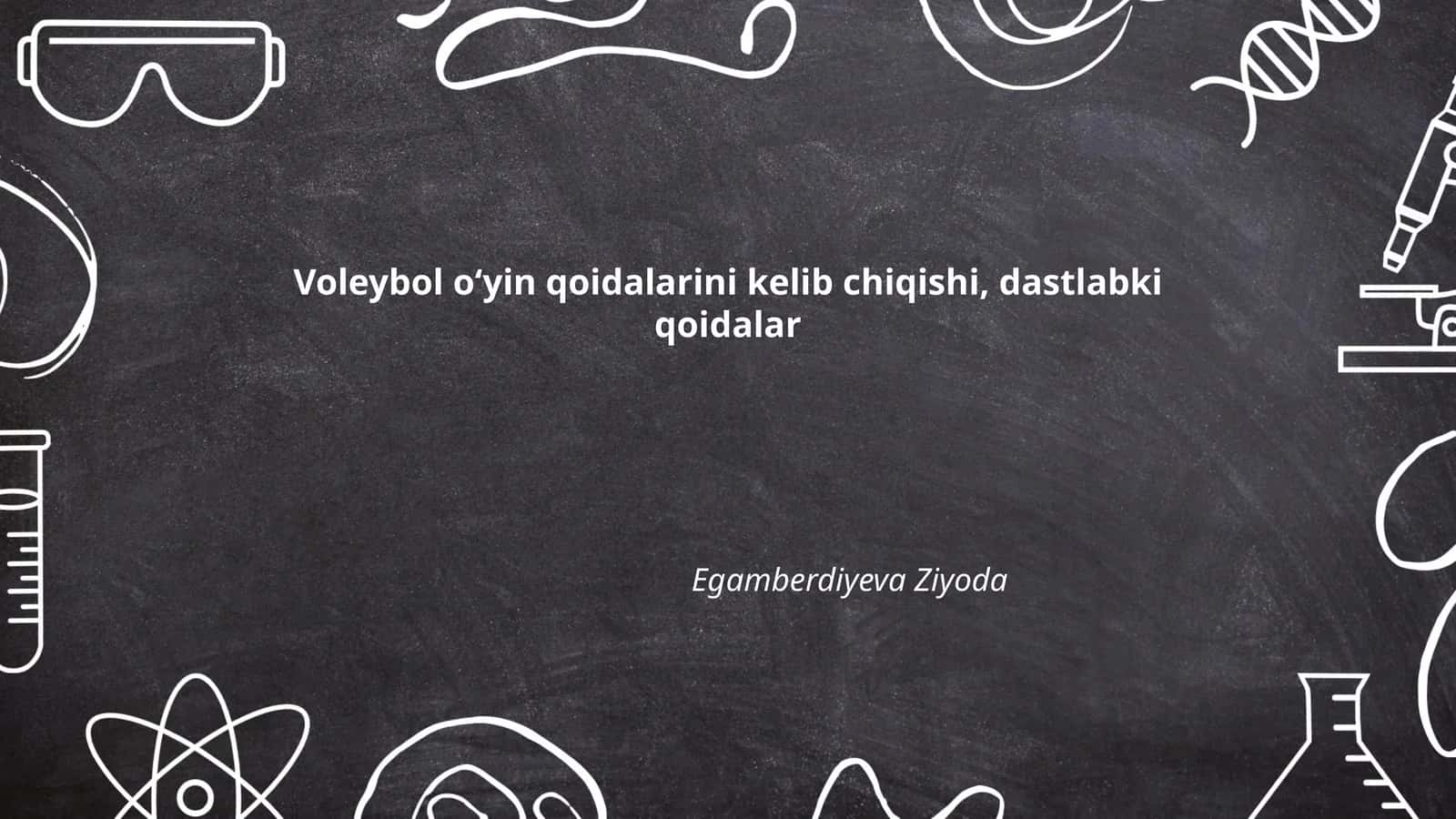 Voleybol o‘yin qoidalarini kelib chiqishi 1