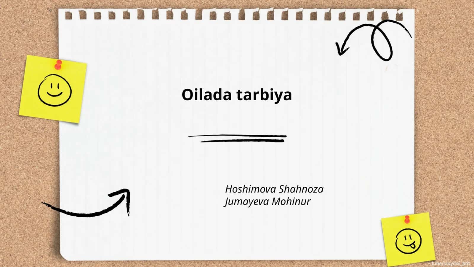 Oilada tarbiya 1