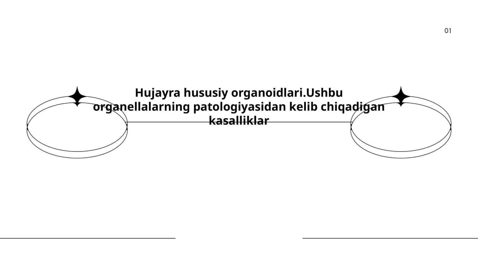 Hujayra hususiy organoidlari. Ushbu organellalarning patologiyasidan kelib chiqadigan kasalliklar 1
