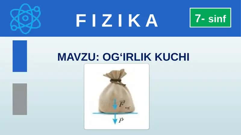 OG‘IRLIK KUCHI 1
