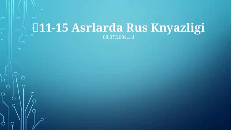 Kiev Rus knyazligi 1
