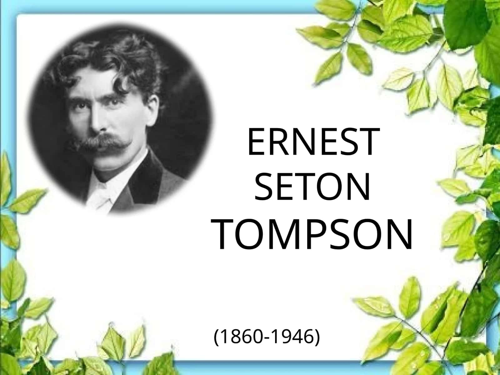 ERNEST SETONTOMPSON 1