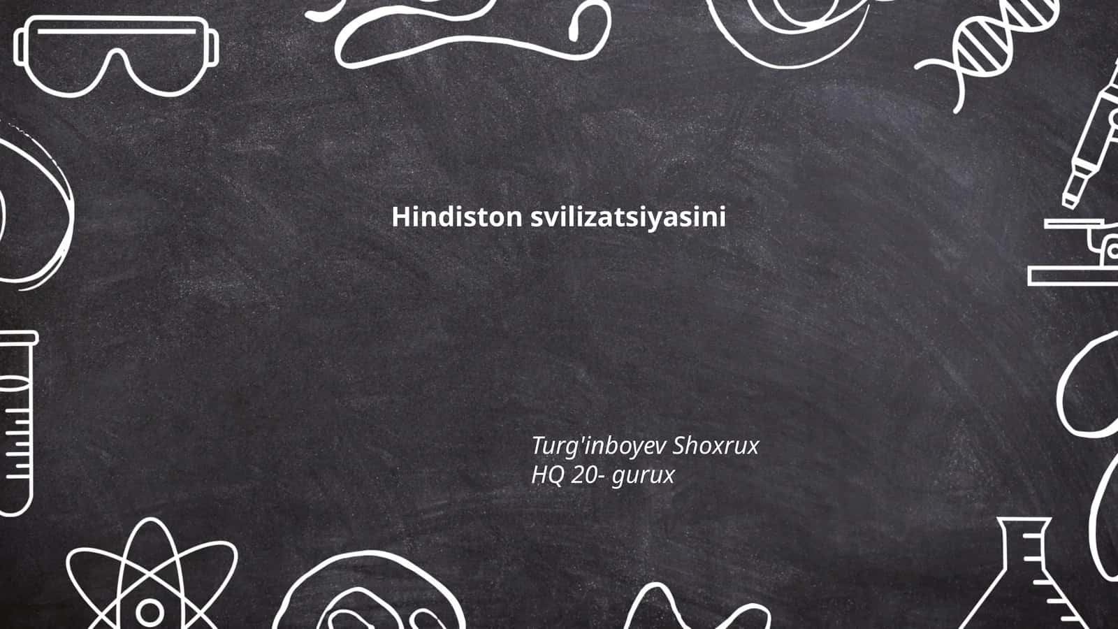 Indus vodiysi sivilizatsiyasi (Harappa va Mohenjodaro) 1