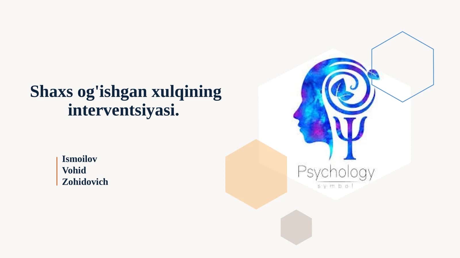 Shaxsog'ishgan xulqining intervenetsiyasi 1