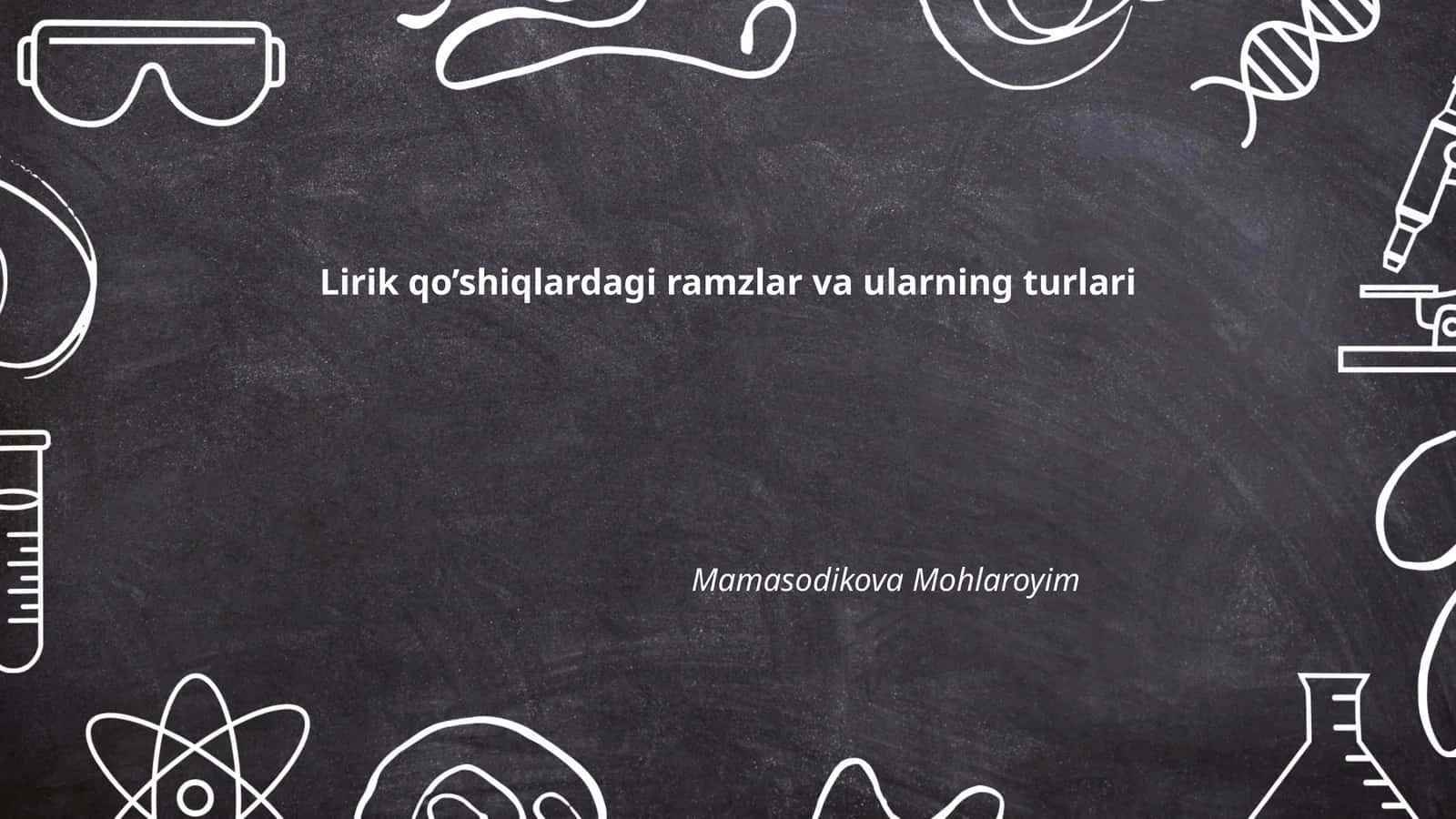 Lirik qo’shiqlardagi ramzlar va ularning turlari 1