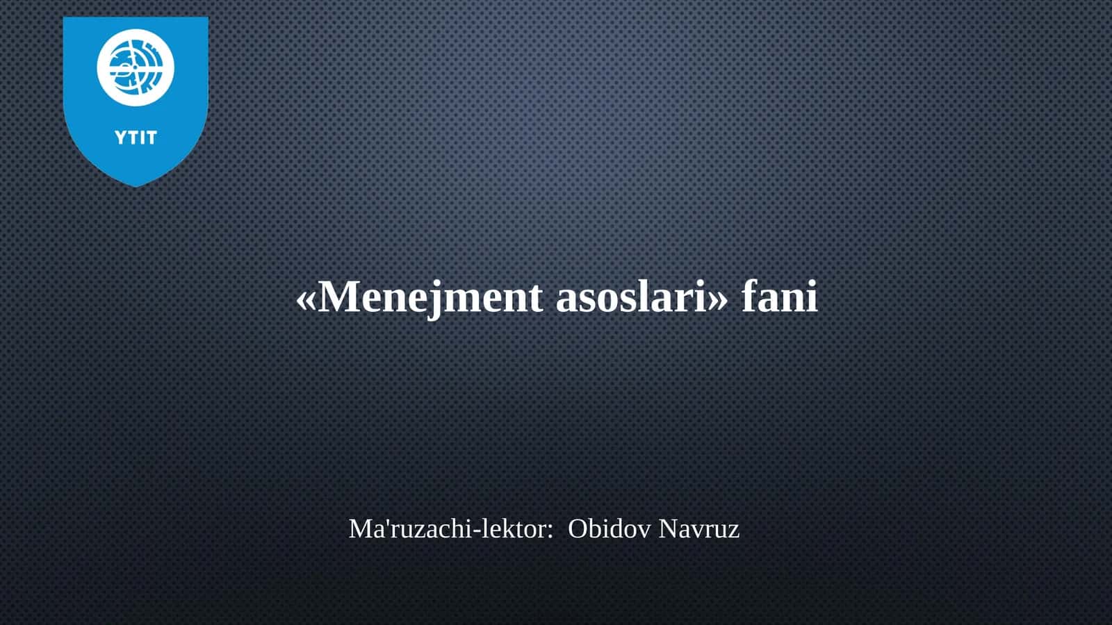 TASHKILOTDAGI MULOQOT TIZIMI 1