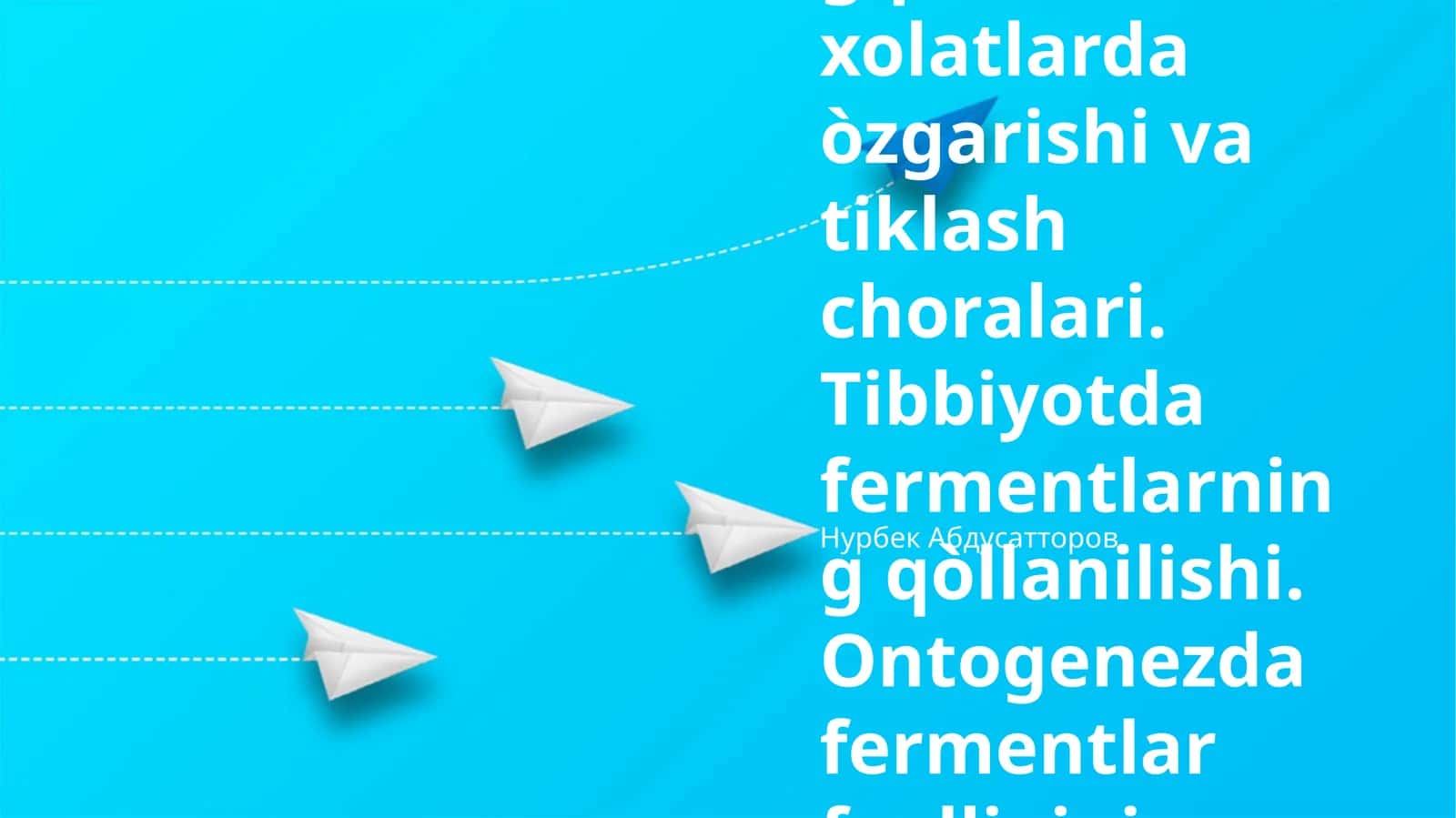 Fermentlar faolligini oshqozon kislotaligini gipo va giperatsid xolatlarda òzgarishi va tiklash choralari 1
