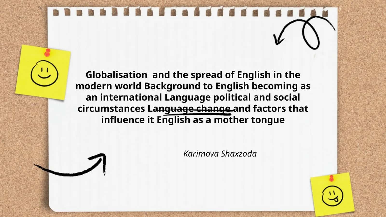 Globalization and the Spread of English in the Modern World 1