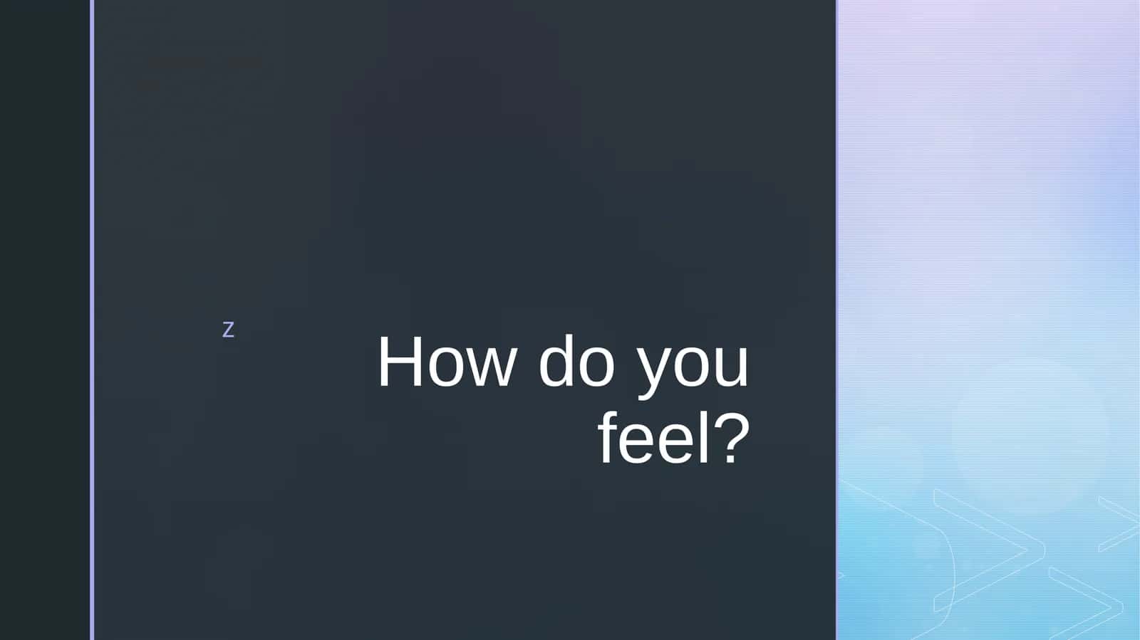 Feelings and emotions 1