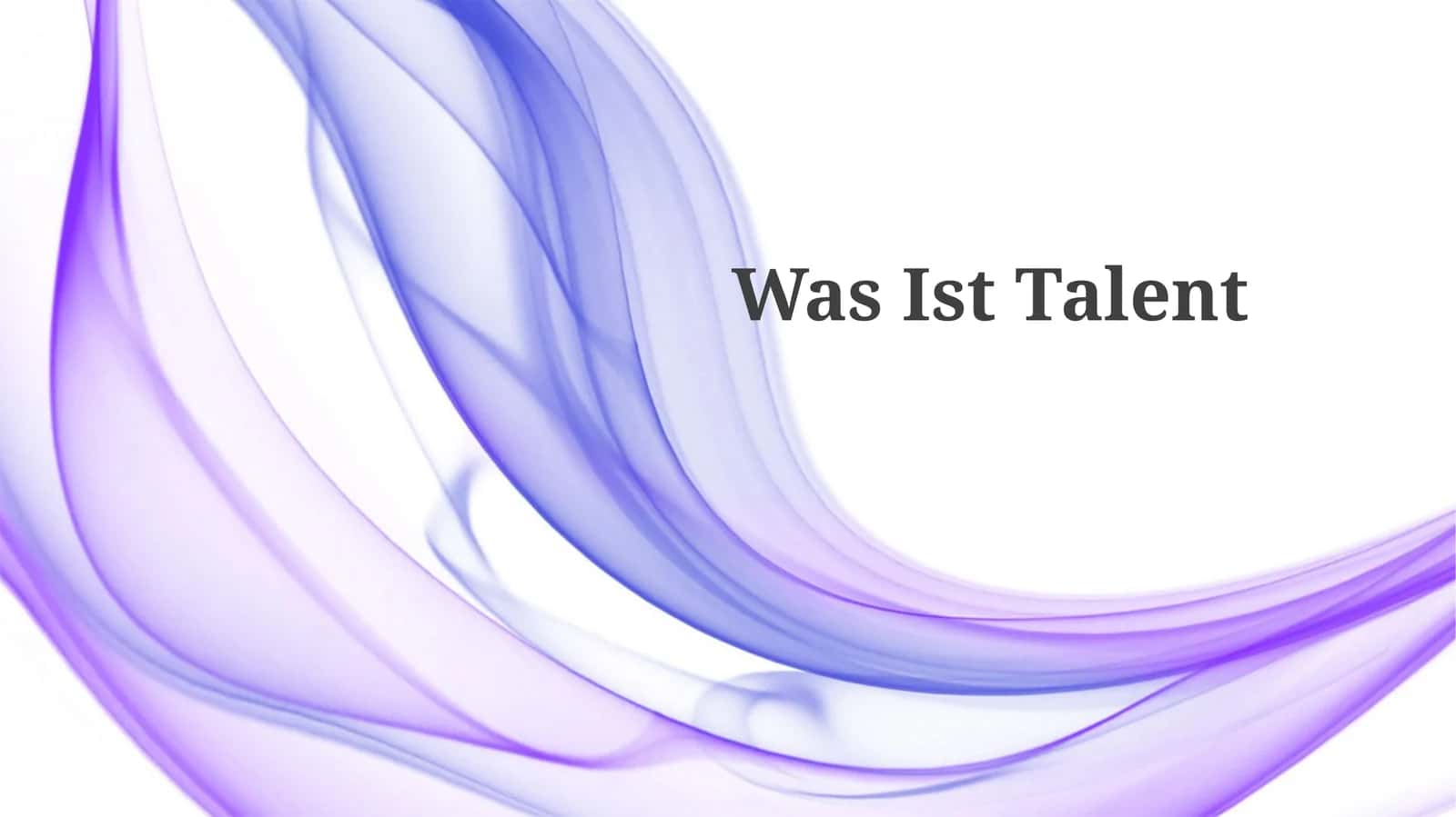 WasIstTalent 1