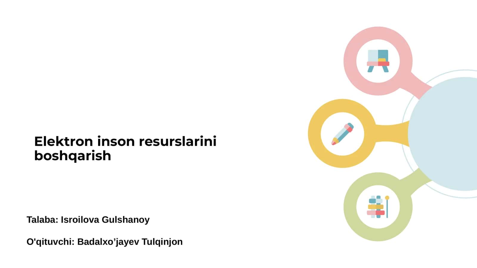 Elektron inson resurslarini boshqarish 1