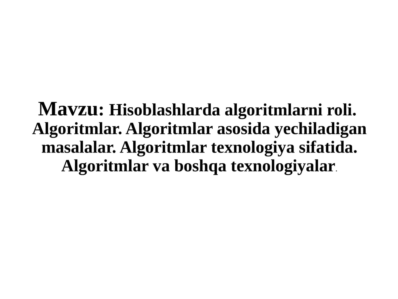 Algoritm 1