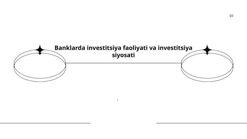 Banklarda investitsiya faoliyati va investitsiya siyosati 1