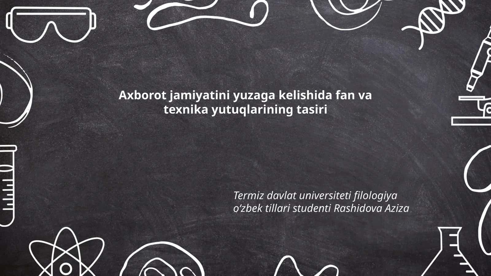 Axborot kommunikatsiya texnologiyalarining rivojlanishi 1