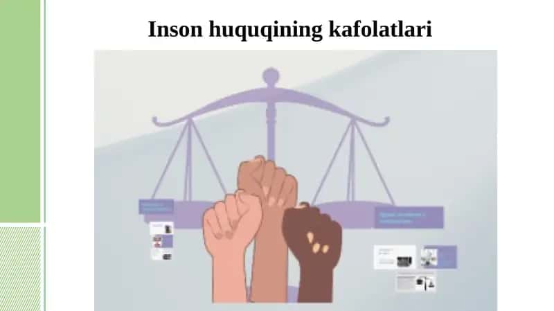Insonhuquqining kafolatlari 1