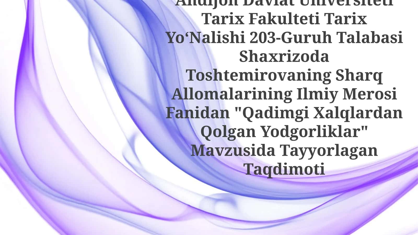 Qadimgi Xalqlardan Qolgan Yodgorliklar 1