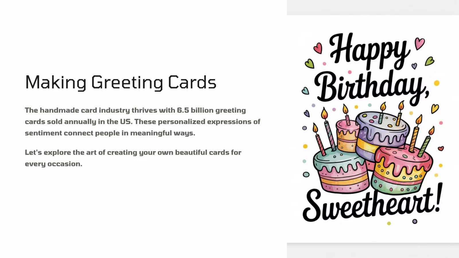 Making Greeting Cards 1
