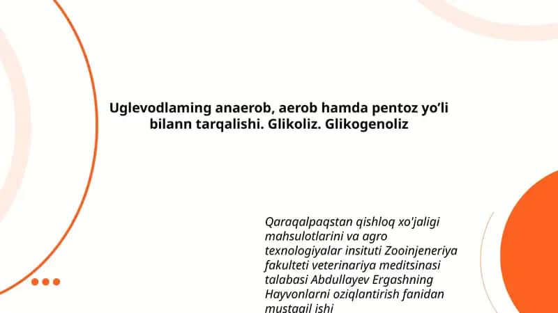 Hayvonlarni oziqlantirish fanidan mustaqil ishi 1