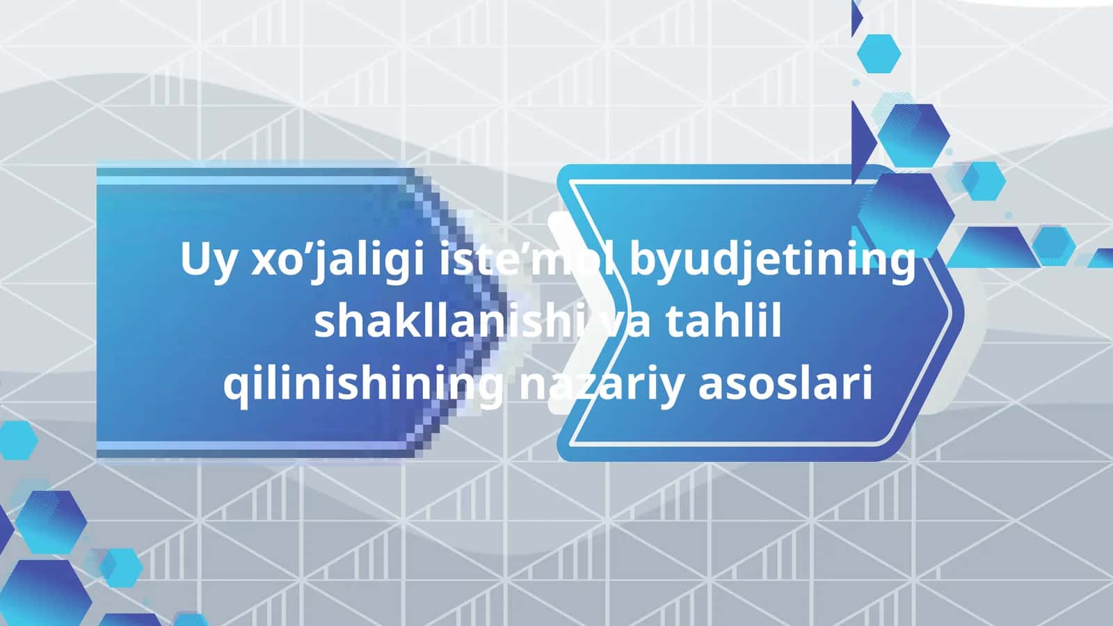 Uy-xo'jalikining istemol byudjeti va xarajatlar tarkibi tahlili 1
