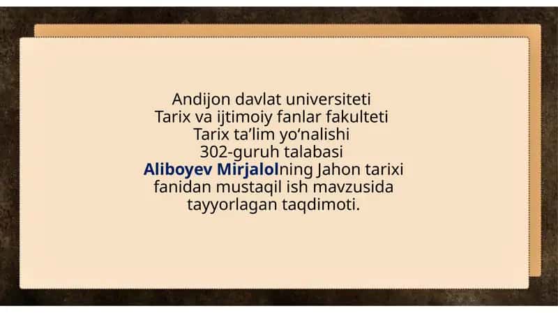Yaponiyada XVII-XIX asrlardagi davlat tuzumi 1