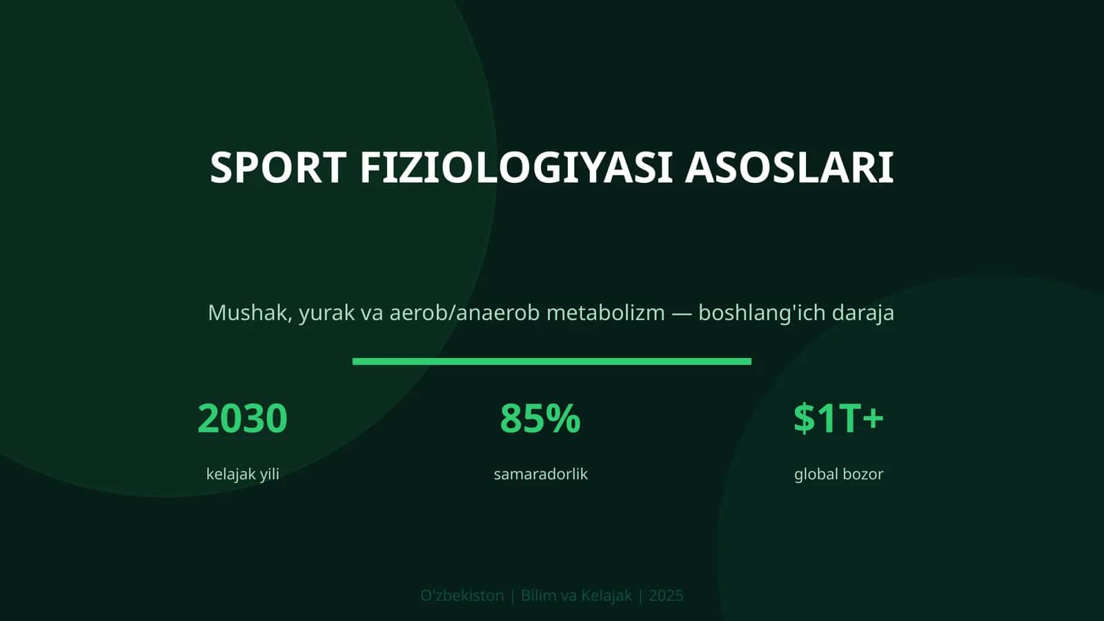 SPORT FIZIOLOGIYASI ASOSLARI 1