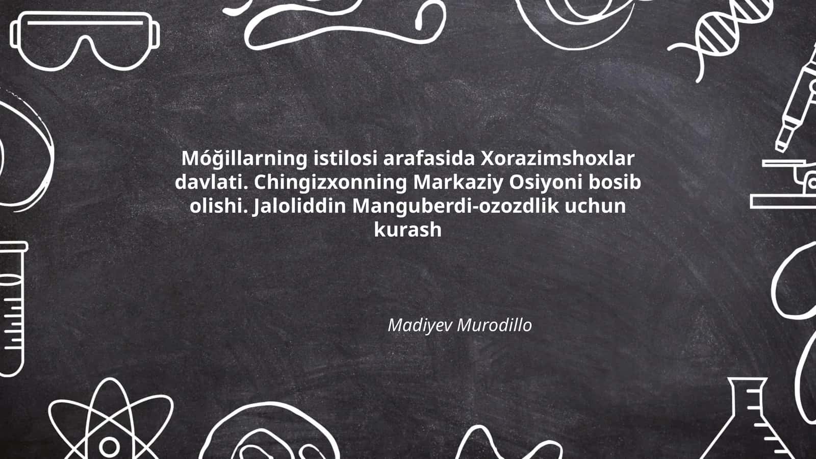 Xorazmshoxlar davlati siyosiy tuzilishi 1