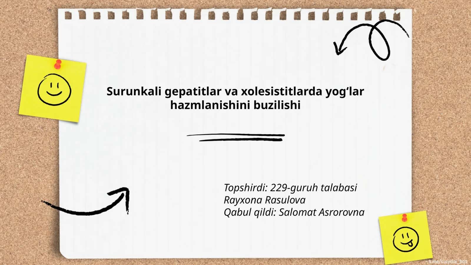 Surunkali gepatitlar va xolesistitlarda yogʻlar hazmlanishini buzilishi 1