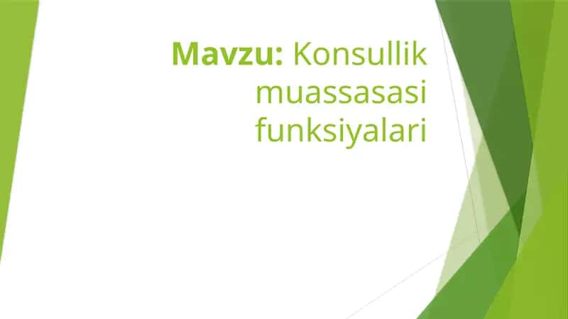 Konsullik muassasasi funksiyalari 1