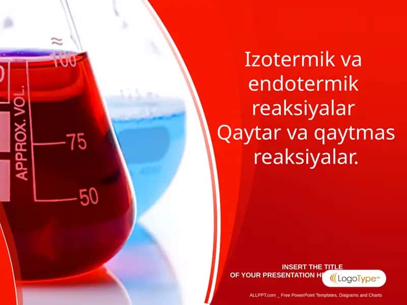 Izotermik va endotermik reaksiyalar 1