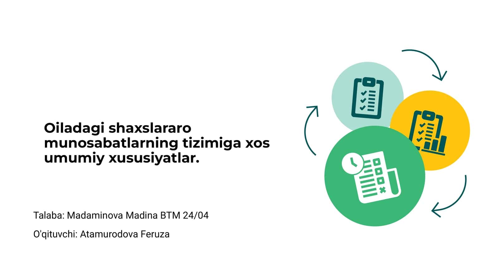 Shaxslararo munosabatlarning tizimi 1