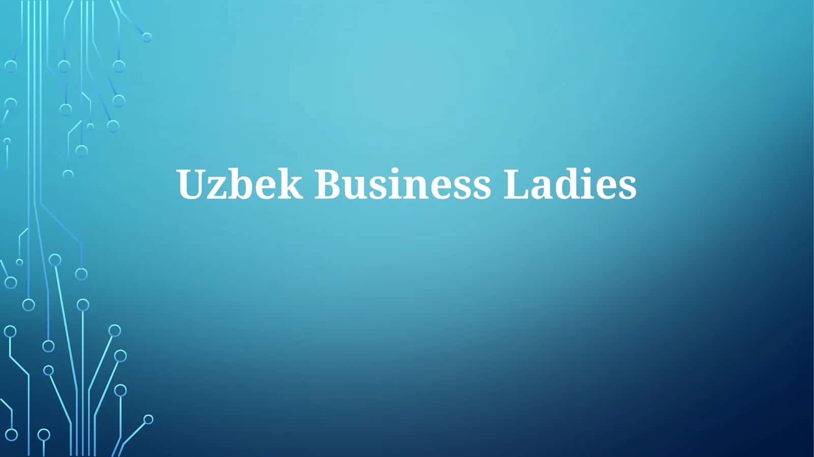 Uzbek Business Ladies 1