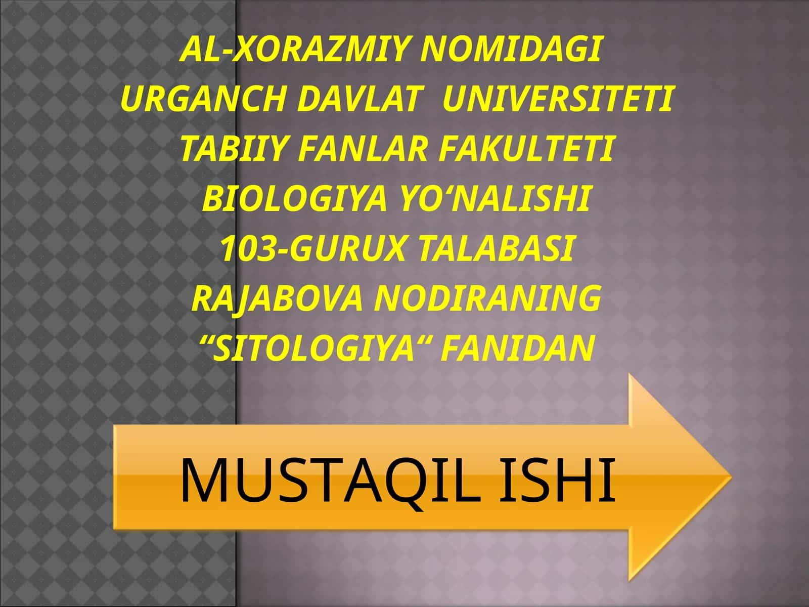 Hujayra Evolutsiyasi 1