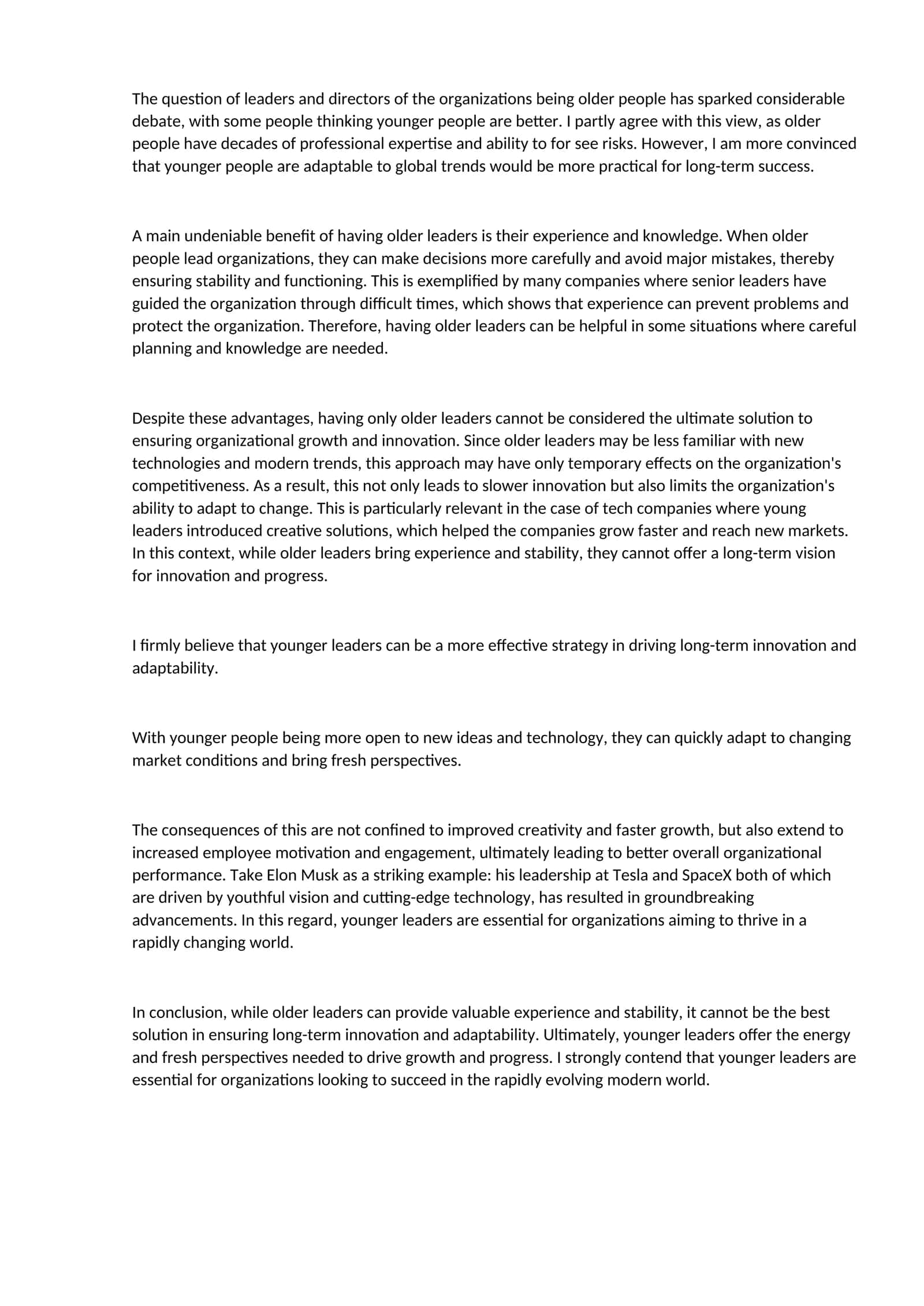 Leaders and Directors of Organizations 1