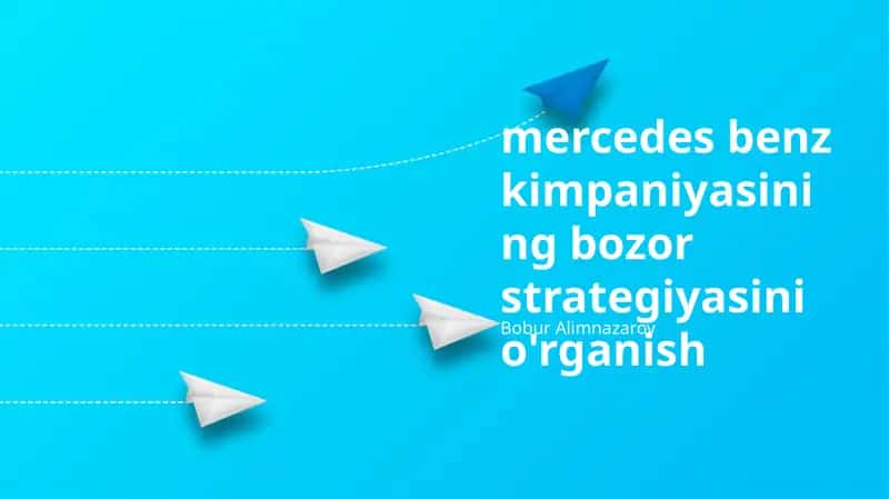 Mercedes-Benz bozor strategiyasi 1
