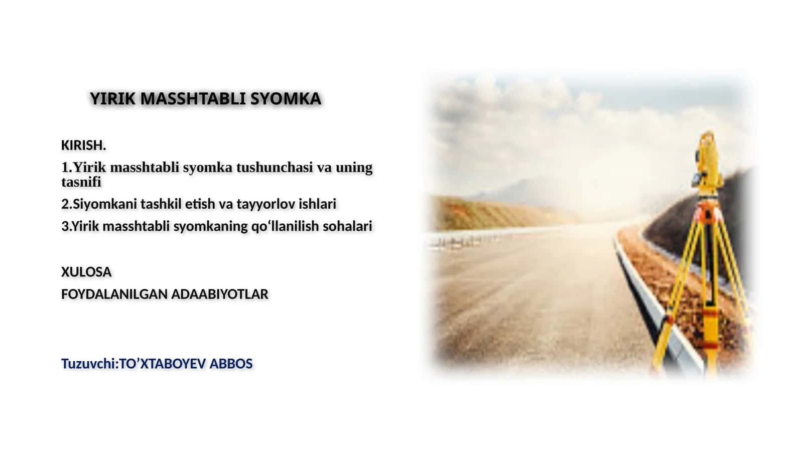 YIRIK MASSHTABLI SYOMKA 1