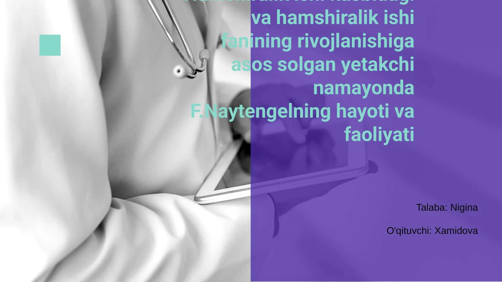 F.Naytengelning hayoti va faoliyati 1