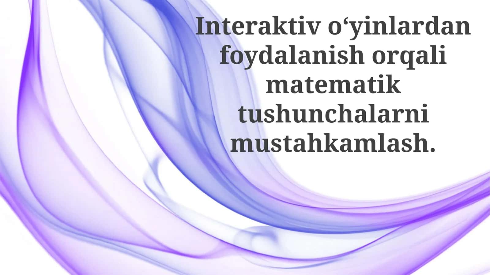 Qiziqarli Matematika O'yinlari va Mashqlari 1