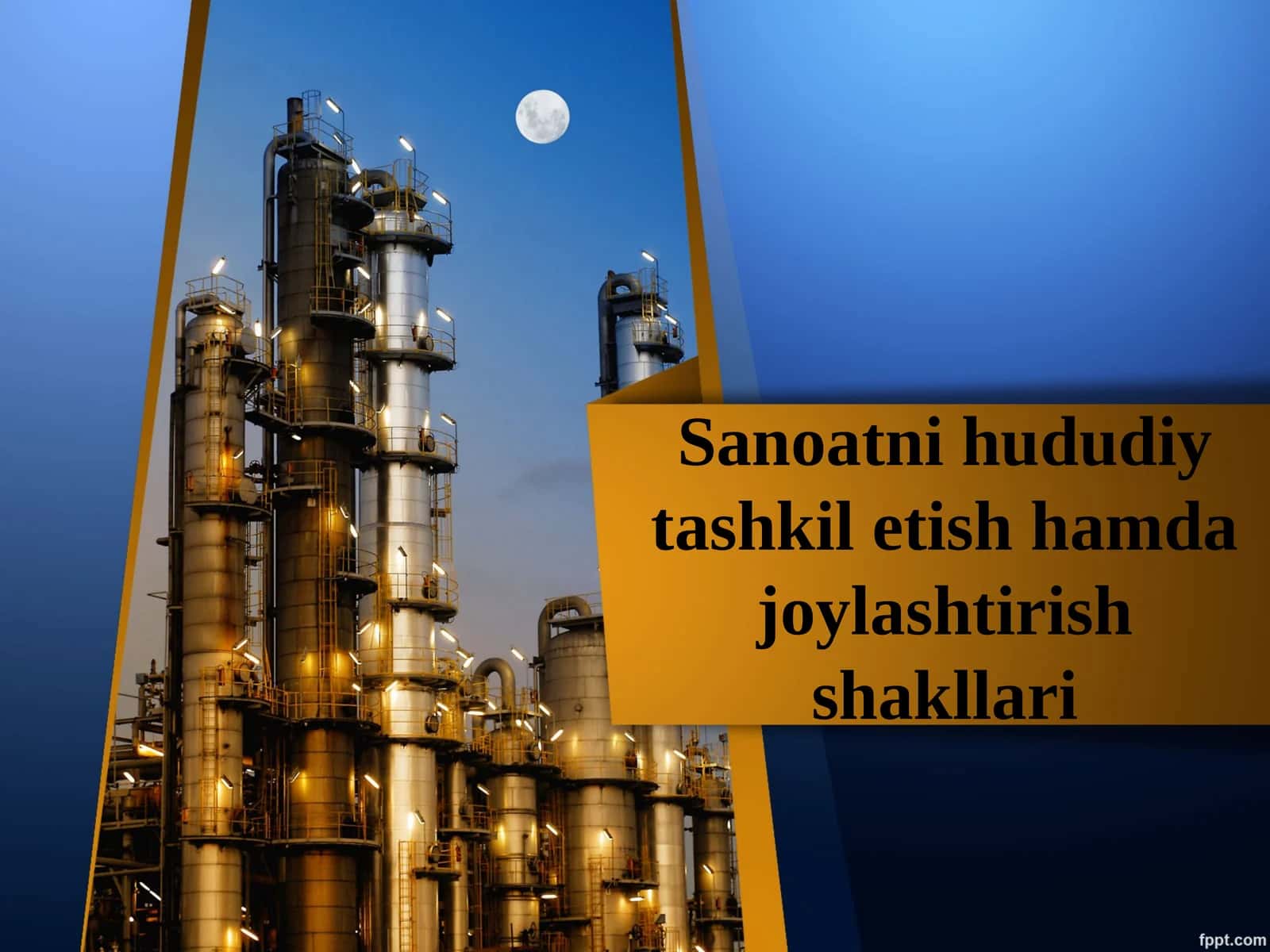 Sanoatni hududiy tashkil etish hamda joylashtirish shakllari 1