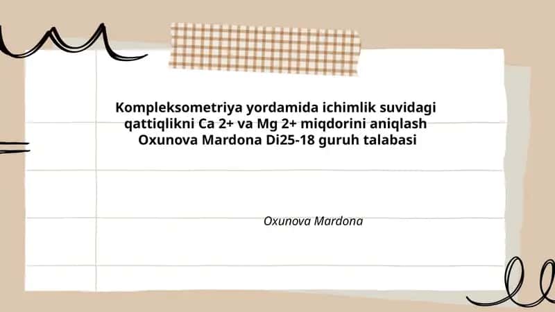 Oxunova Mardona Di25-18 guruh talabasi 1