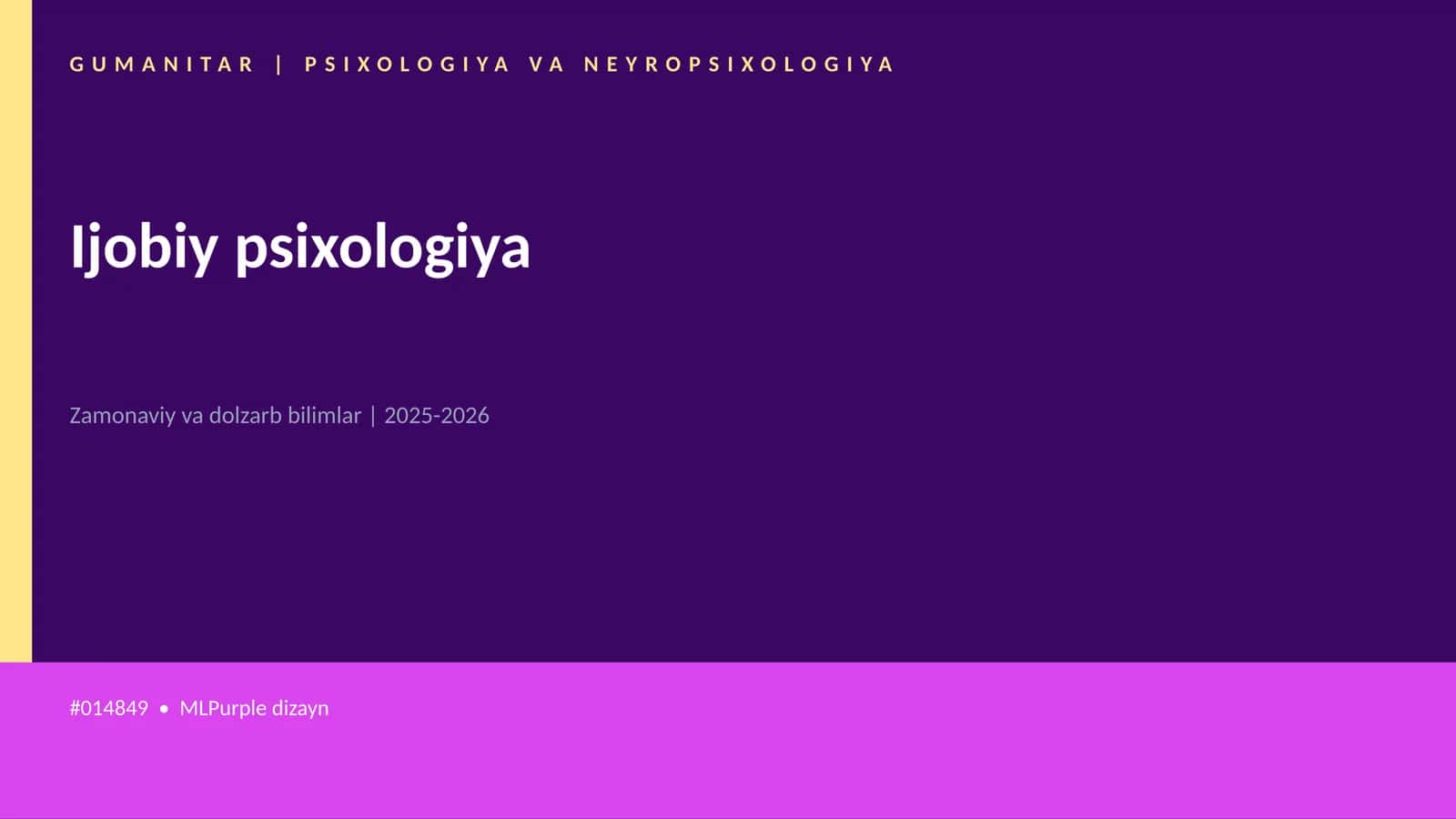 Ijobiy psixologiya 1