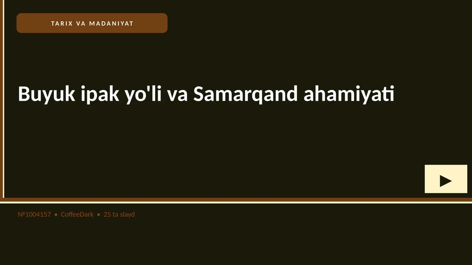 Buyuk ipak yo'li va Samarqand ahamiyati 1