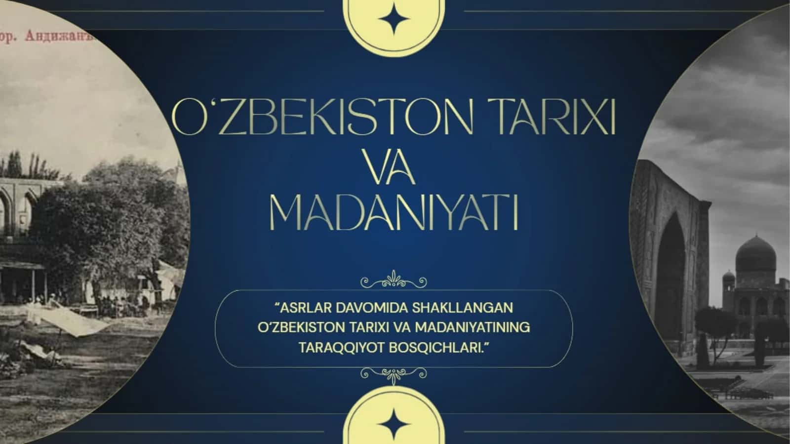 O‘zbekiston tarixi va madaniyati 1