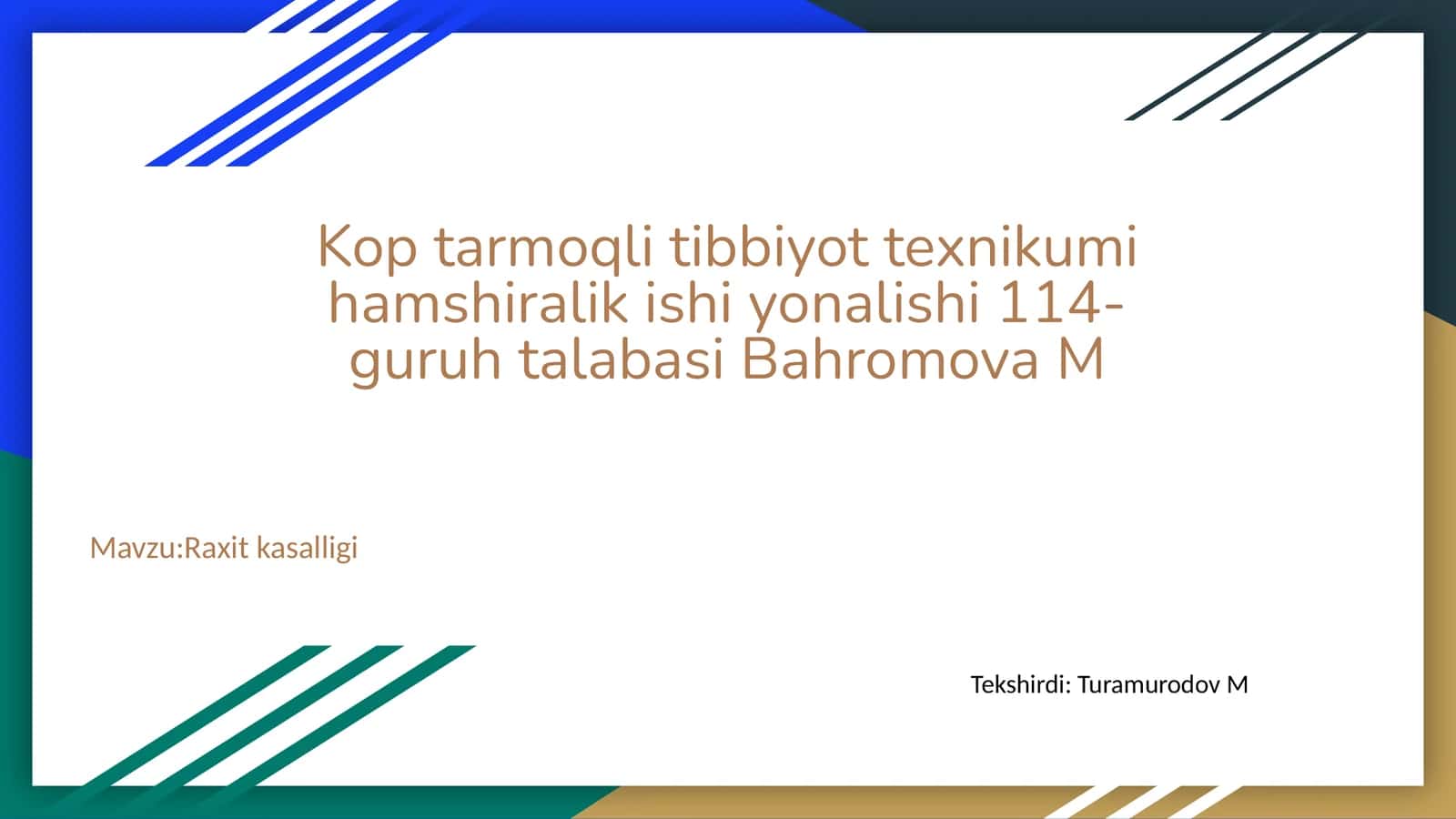 Raxit kasalligi 1