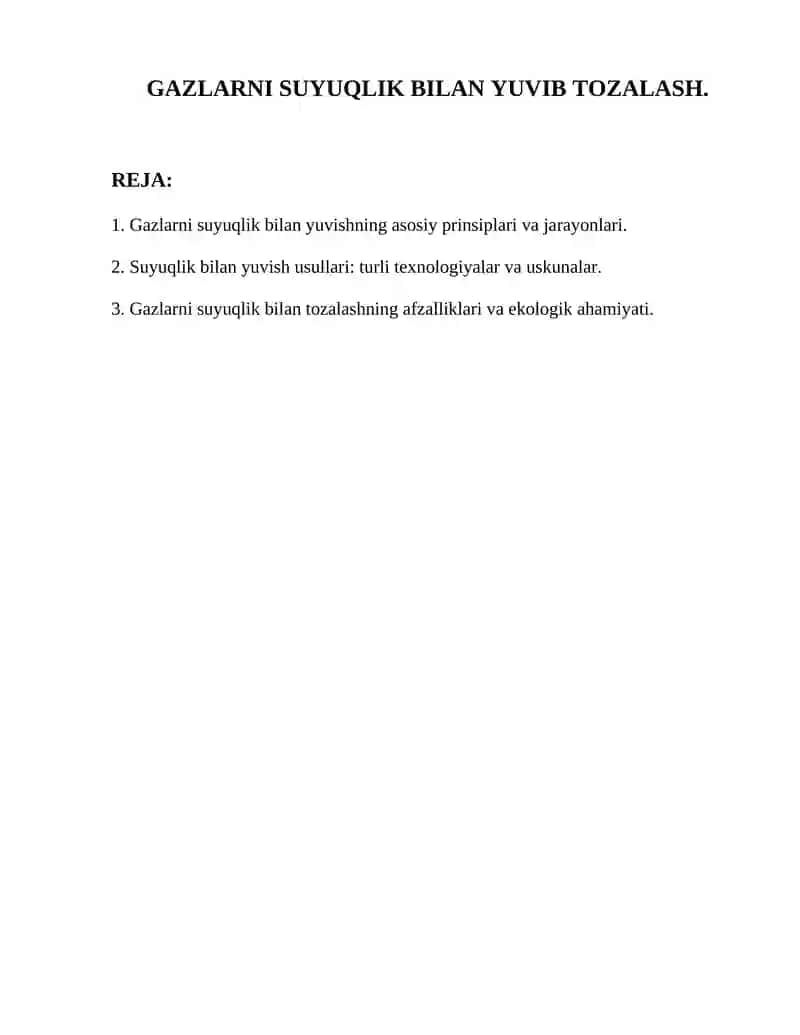 Gazlarni suyuqlik bilan yuvib tozalash
