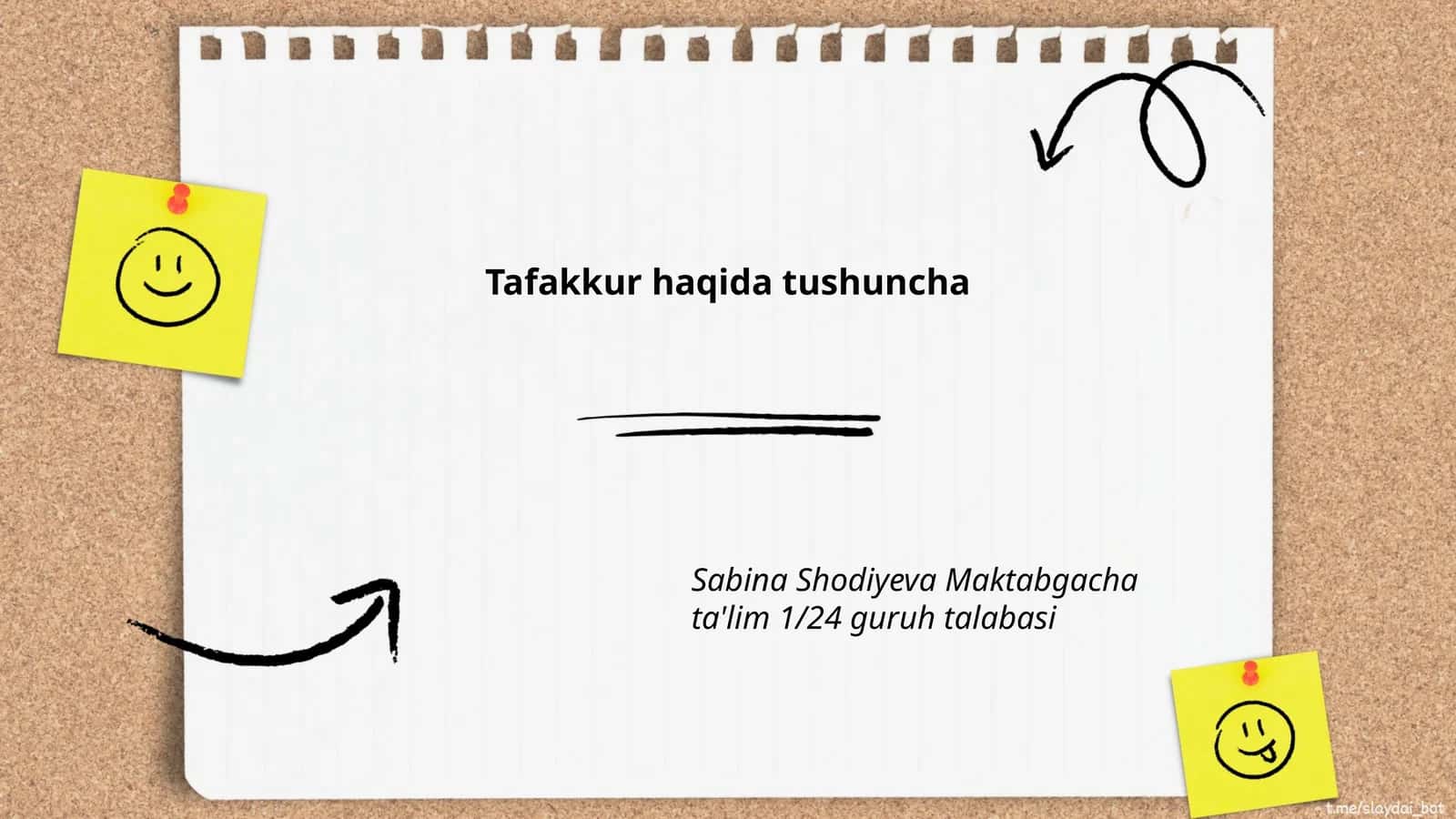 Tafakkur haqida tushuncha 1